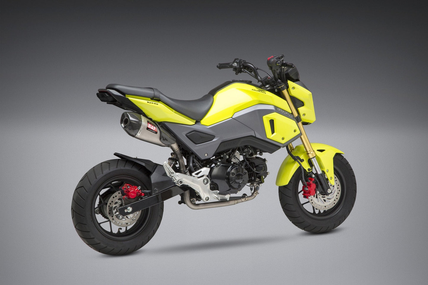 Yoshimura HONDA GROM (2014-2021) RACE RS-9T Titanium CF HIGH-MOUNT w/O2 Sensor Bung