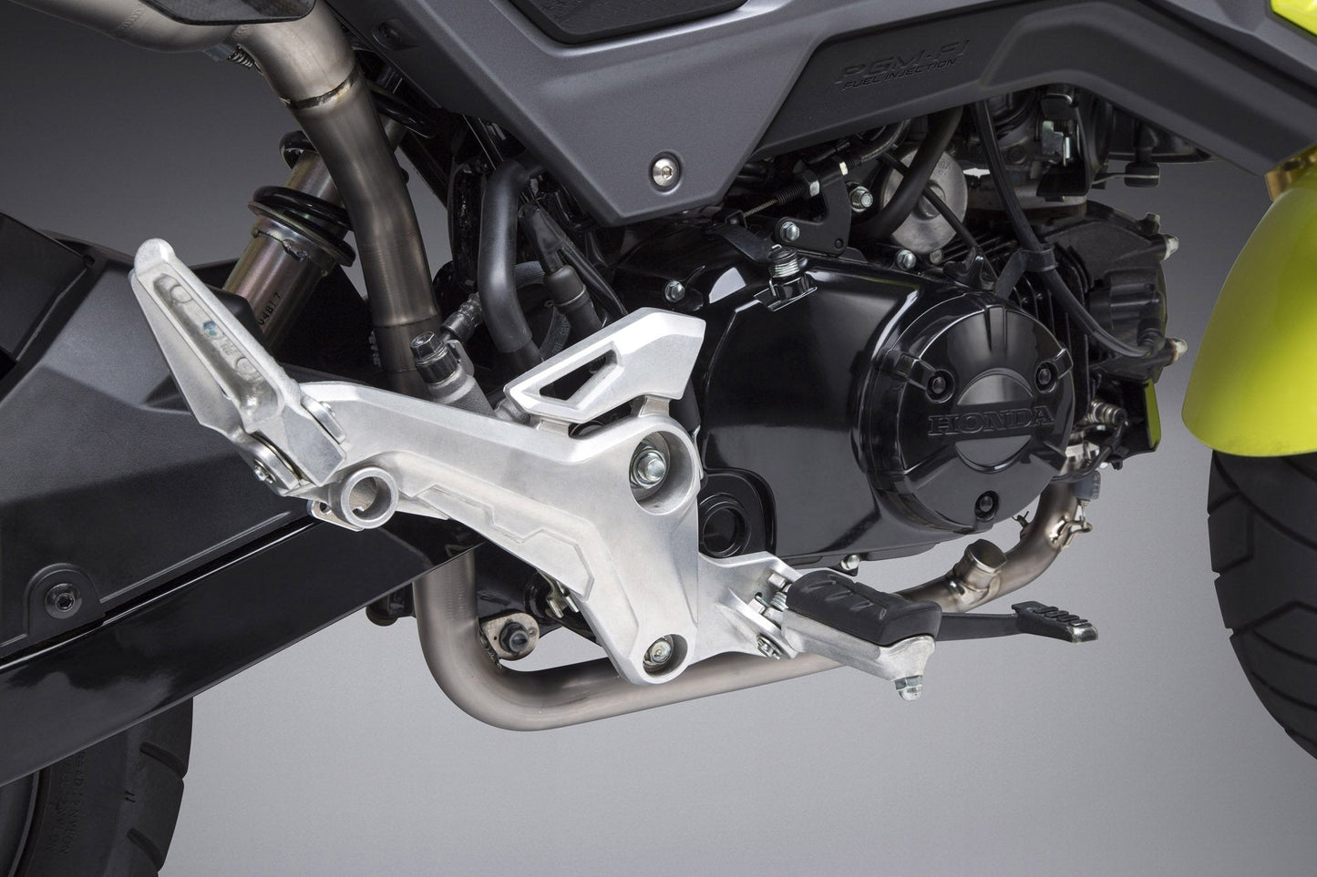 Yoshimura HONDA GROM (2014-2021) RACE RS-9T Titanium CF HIGH-MOUNT w/O2 Sensor Bung