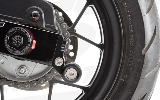 TST SPOOLED CAPTIVE CHAIN ADJUSTERS FOR HONDA GROM 125 2013-2020