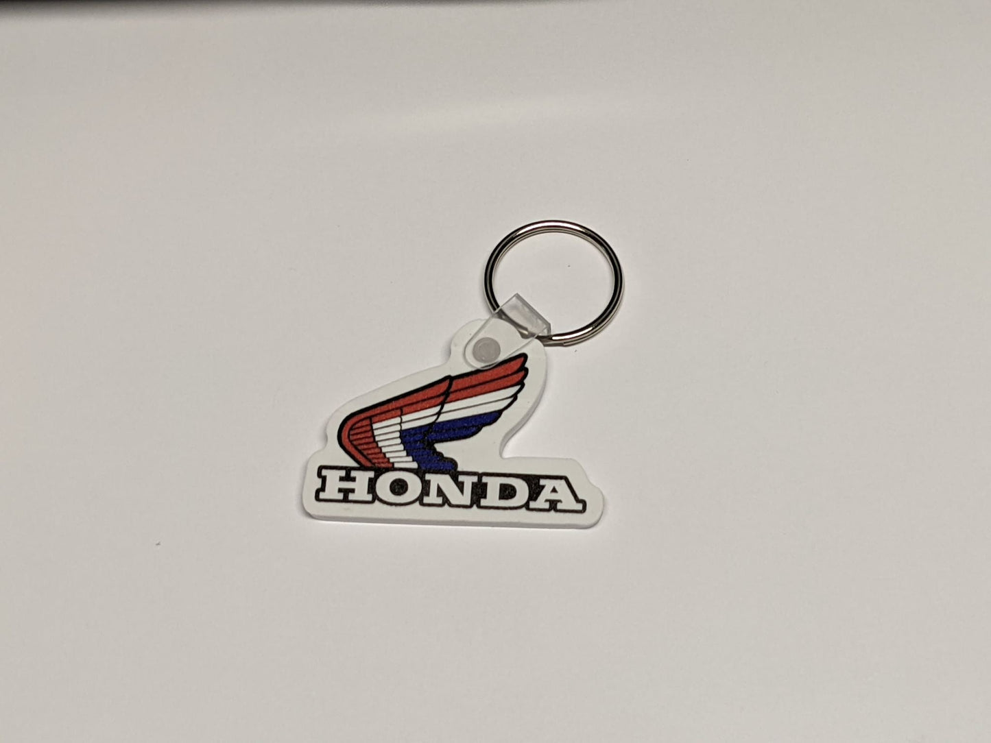 Classic style honda rubber keychains
