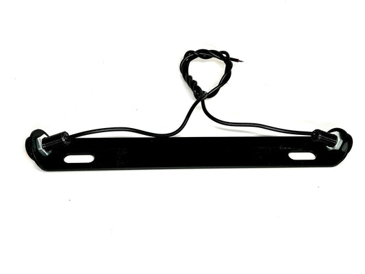 License plate LED blinker plate