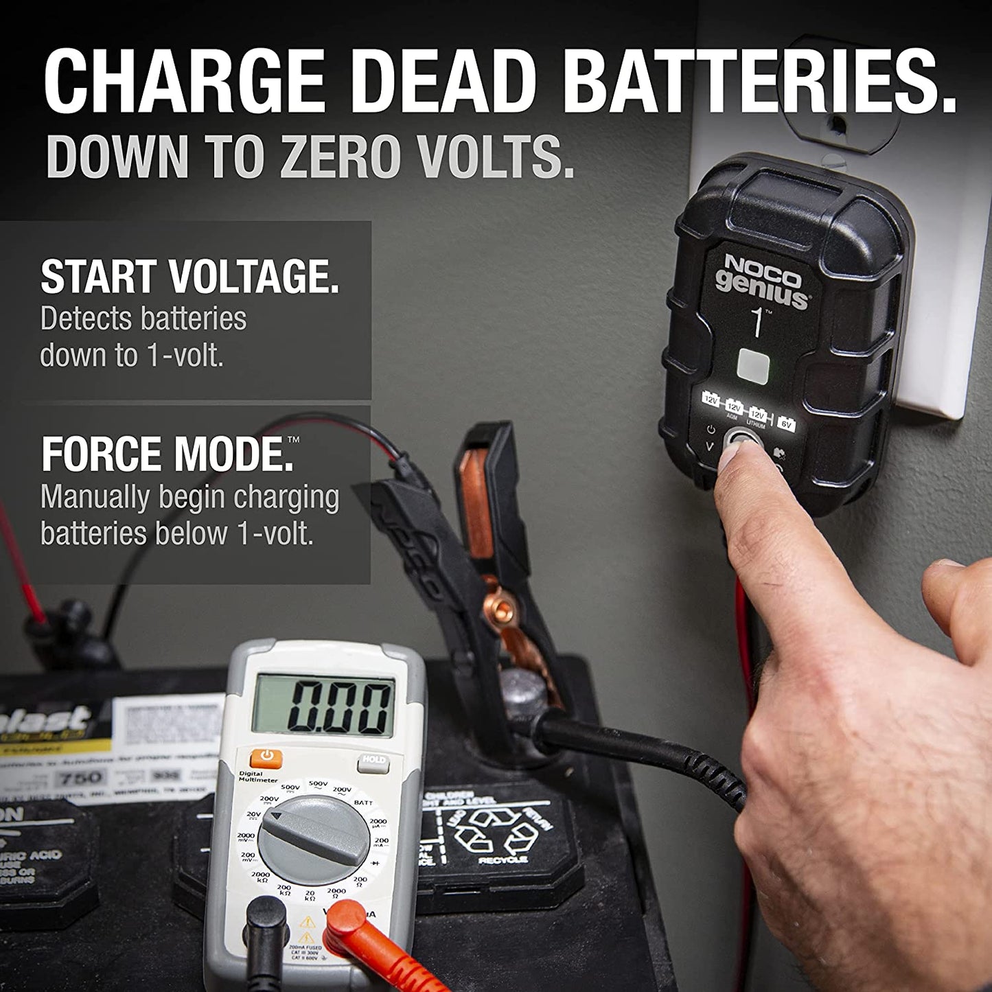 noco 6v 12v battery charger