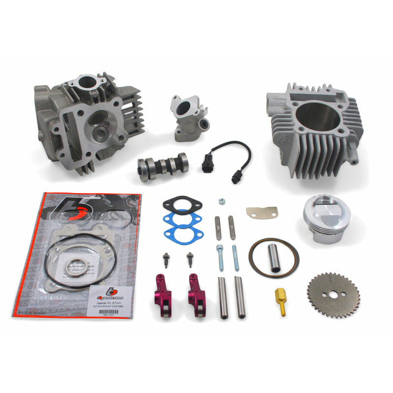 TB 178cc Bore Kit, Race Head V2, and Intake Manifold Kit