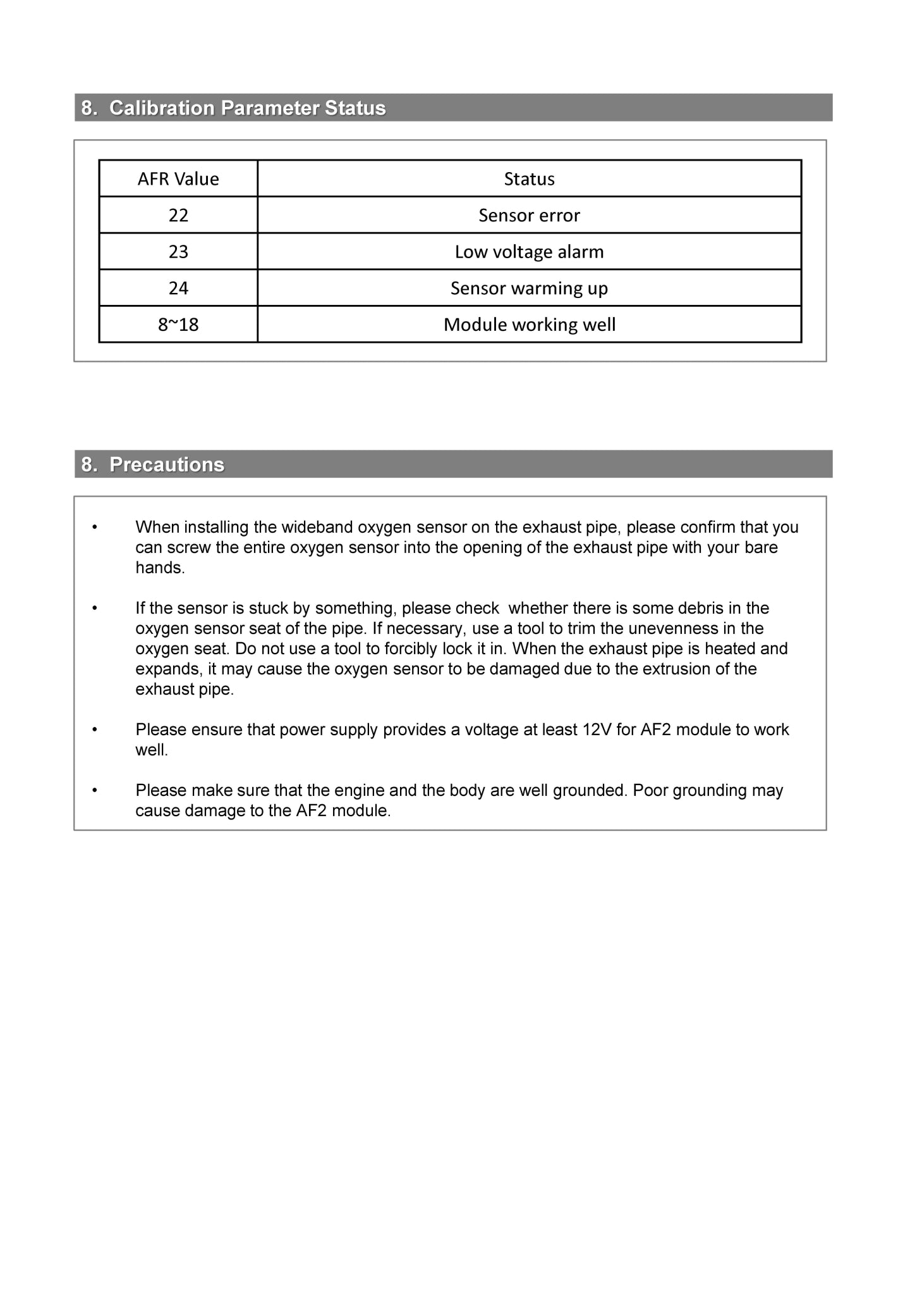 Aracer AF2 Professional Wideband AFR Module LSU 4.9 O2