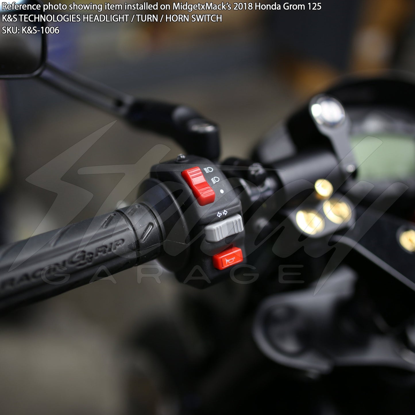 K&S Technologies Headlight / Turn / Horn Switch
