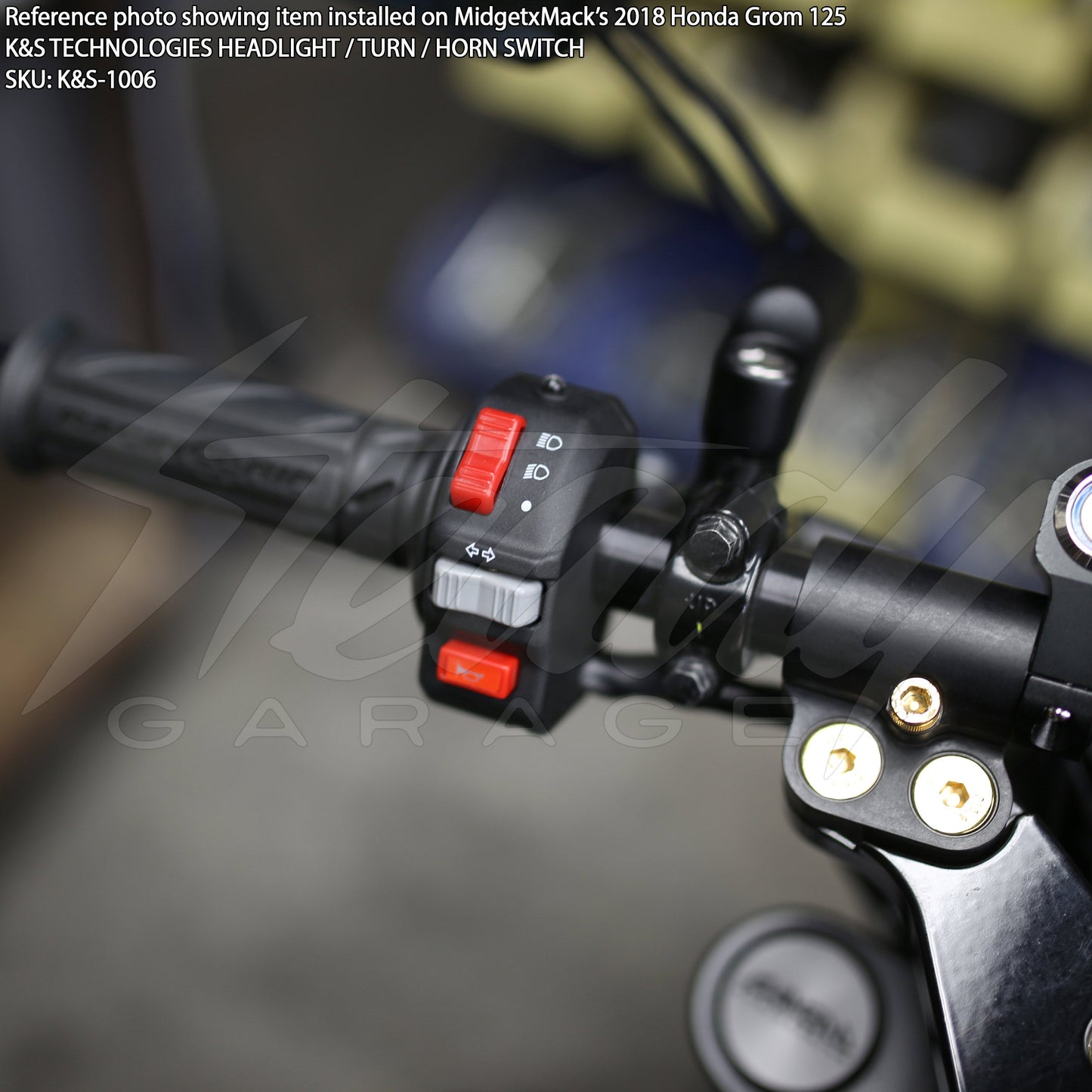 K&S Technologies Headlight / Turn / Horn Switch