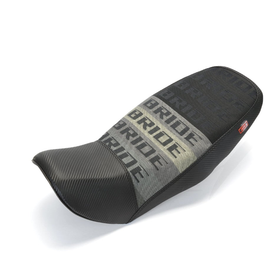 BRIDE GRADIENT CUSTOM FLAT HONDA GROM SEAT CARBON/BLACK STITCHING(2014-2016)