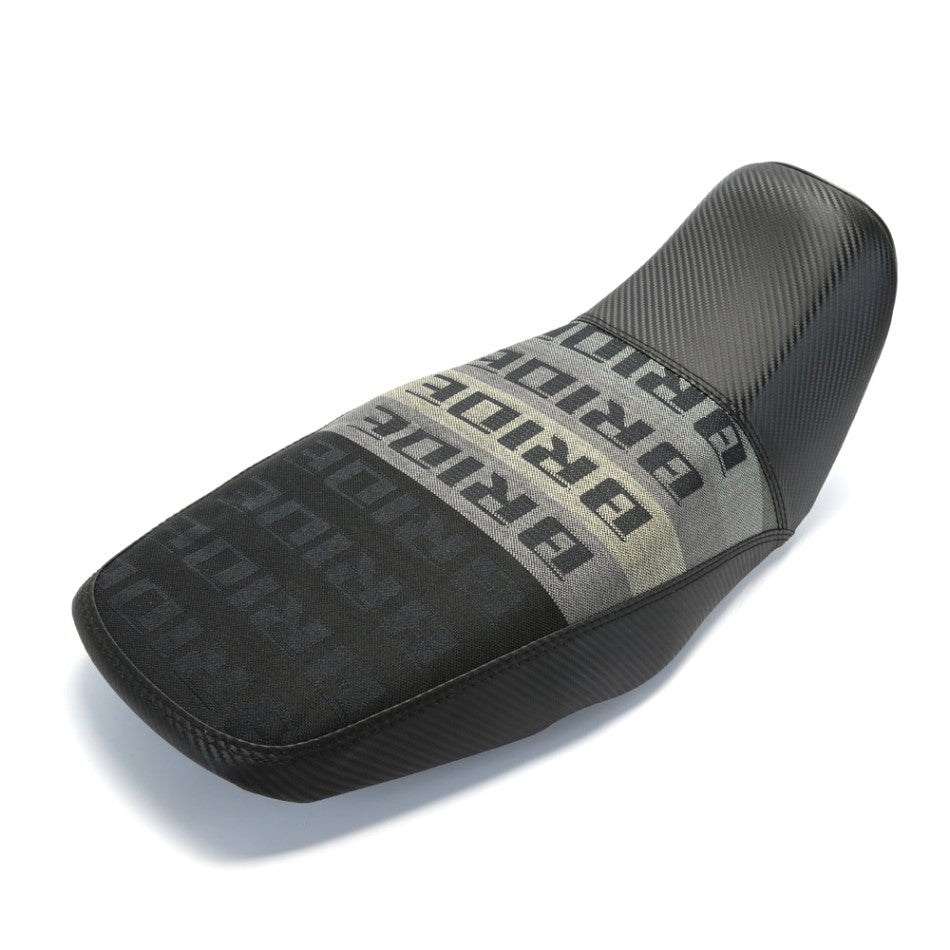 BRIDE GRADIENT CUSTOM FLAT HONDA GROM SEAT CARBON/BLACK STITCHING(2014-2016)