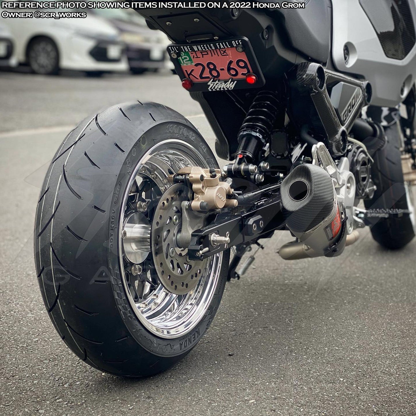 Chimera Engineering Rear Hub 4x110 - Honda Grom Monkey 125 (ALL YEARS)