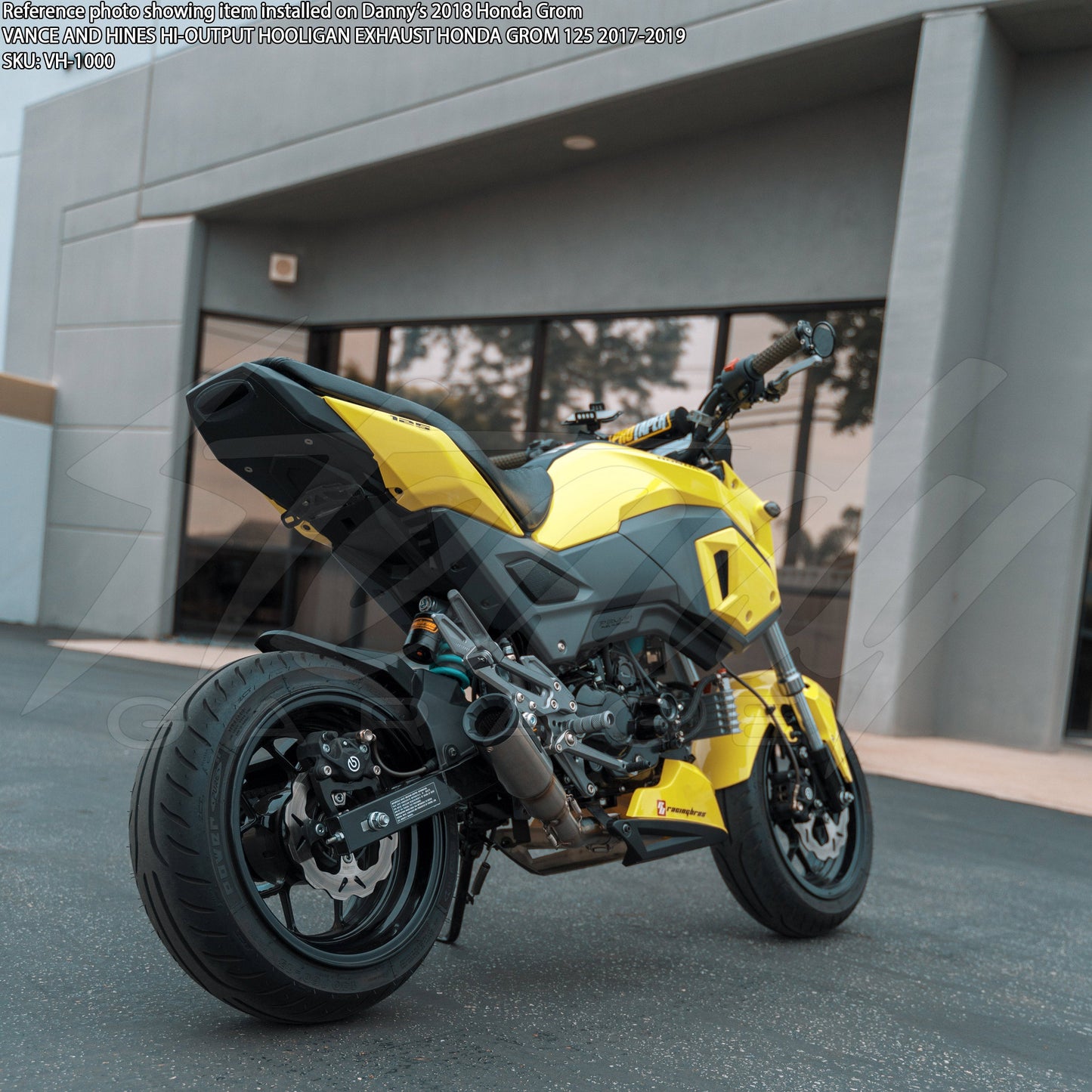Vance and Hines Hi-Output Hooligan Exhaust Honda Grom 125 2017-2020
