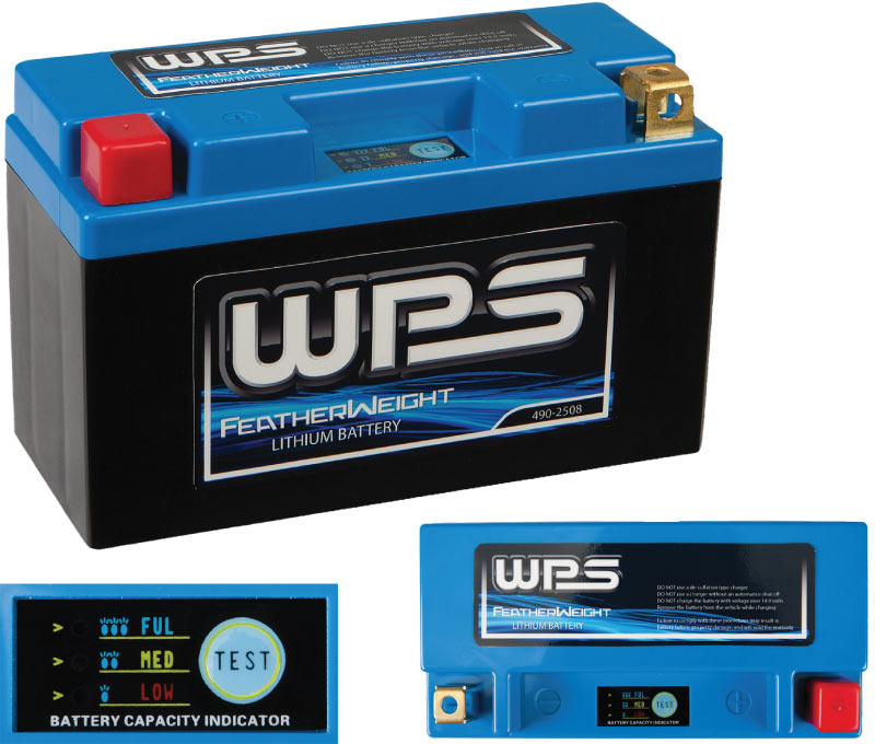 WPS Fire Power Lithium Battery - Honda Grom MSX 125 Kawasaki Z125
