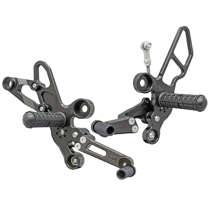 Honda Grom 2014-20 Complete Rearset Kit w/ Pedals - STD Shift