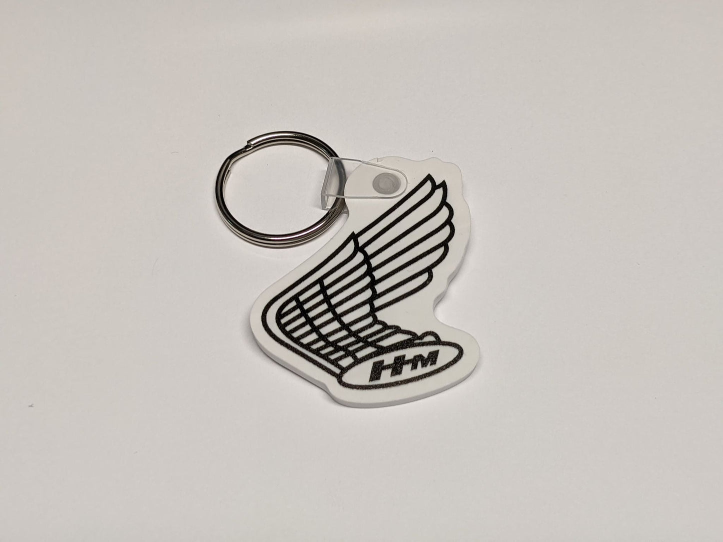 Classic style honda rubber keychains