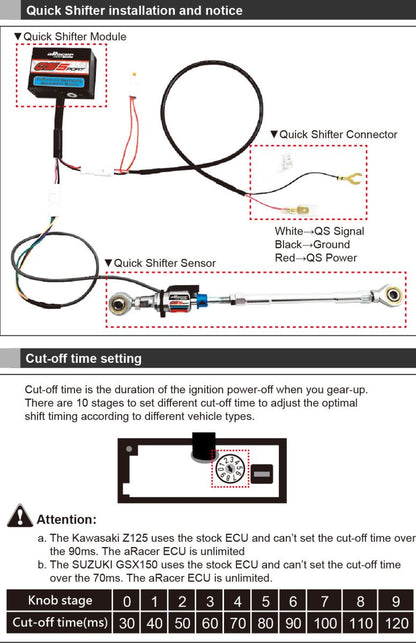 Aracer QS-Sport Standalone Quickshifter