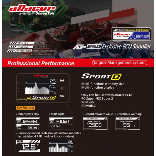 ARACER SPORTD MULTIFUNCTION DISPLAY - ARACER ECU