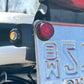 License plate LED blinker plate
