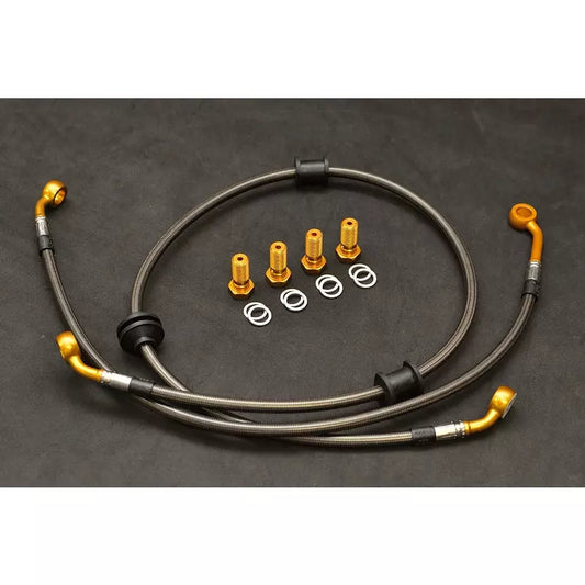 SPIEGLER STAINLESS BRAKE LINES FOR HONDA GROM- (FRONT & REAR LINE KIT)