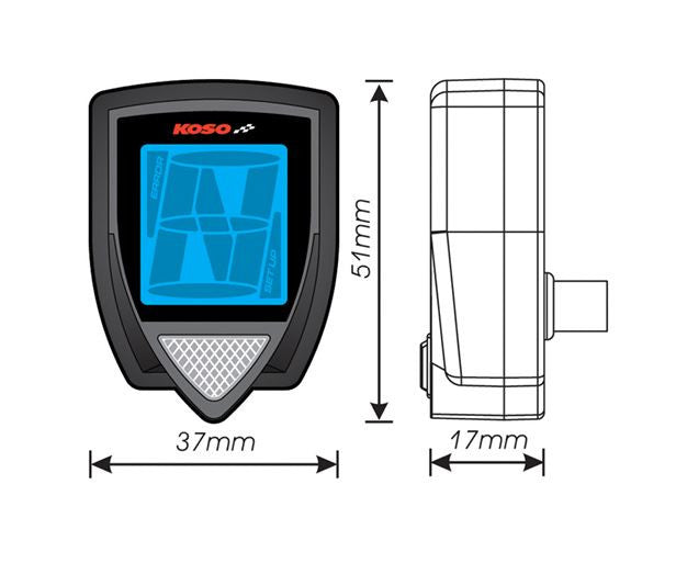 Koso Gear Indicator for Honda Grom