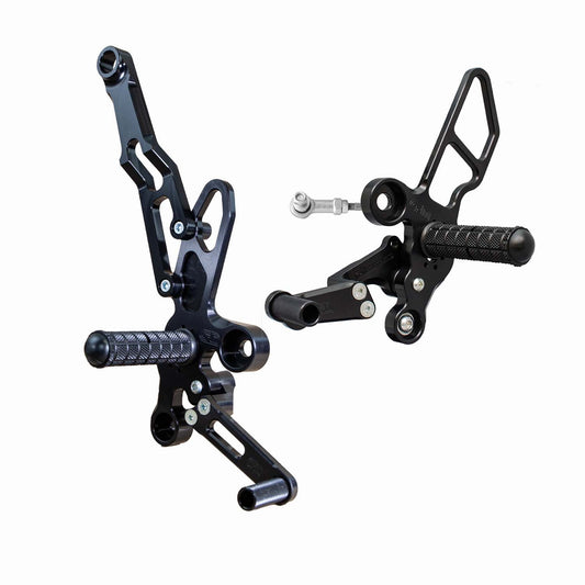 WC Honda Grom 2022 Complete Rearset Kit w/ Pedals