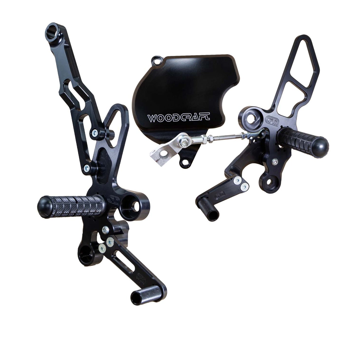 WC Honda Grom 2022 Complete Rearset Kit w/ Pedals