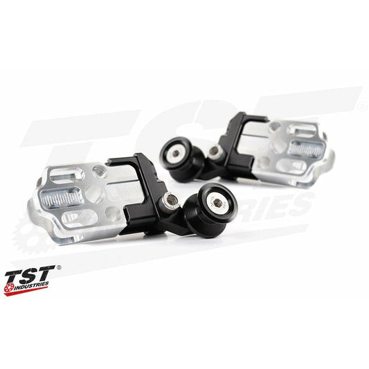 TST Spooled Captive Chain Adjusters for Honda Grom 2013 - 2020 - Black (OG, SF)