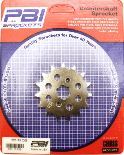 PBI Sprockets Steel Alloy Honda Grom Front Sprocket 428 Chain