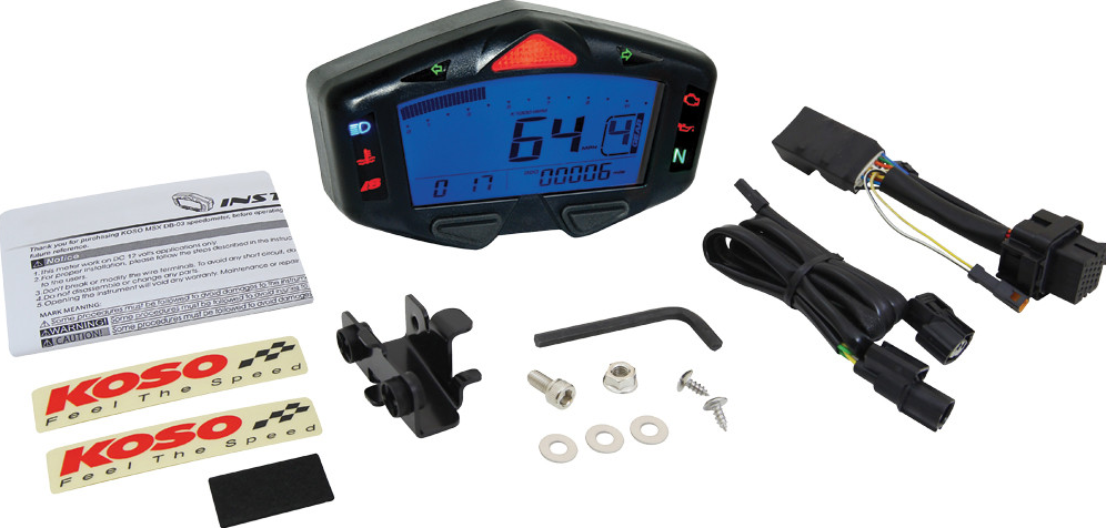 Grom KOSO DB-03R Gauge