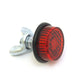 Chris Products Red Mini License Plate Reflectors (Pair)