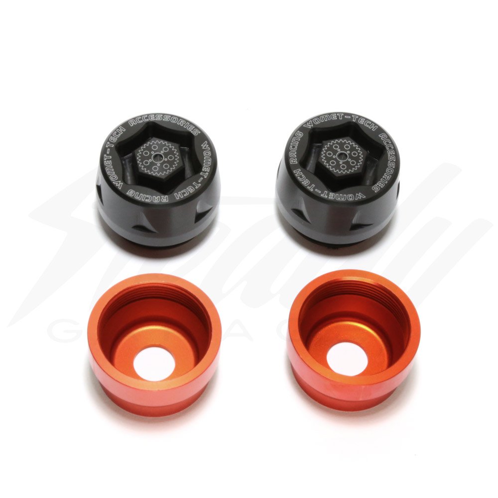 Womet-Tech Universal Mini-Bike Axle Slider Kit - Honda Grom 125 Kawasaki Z125