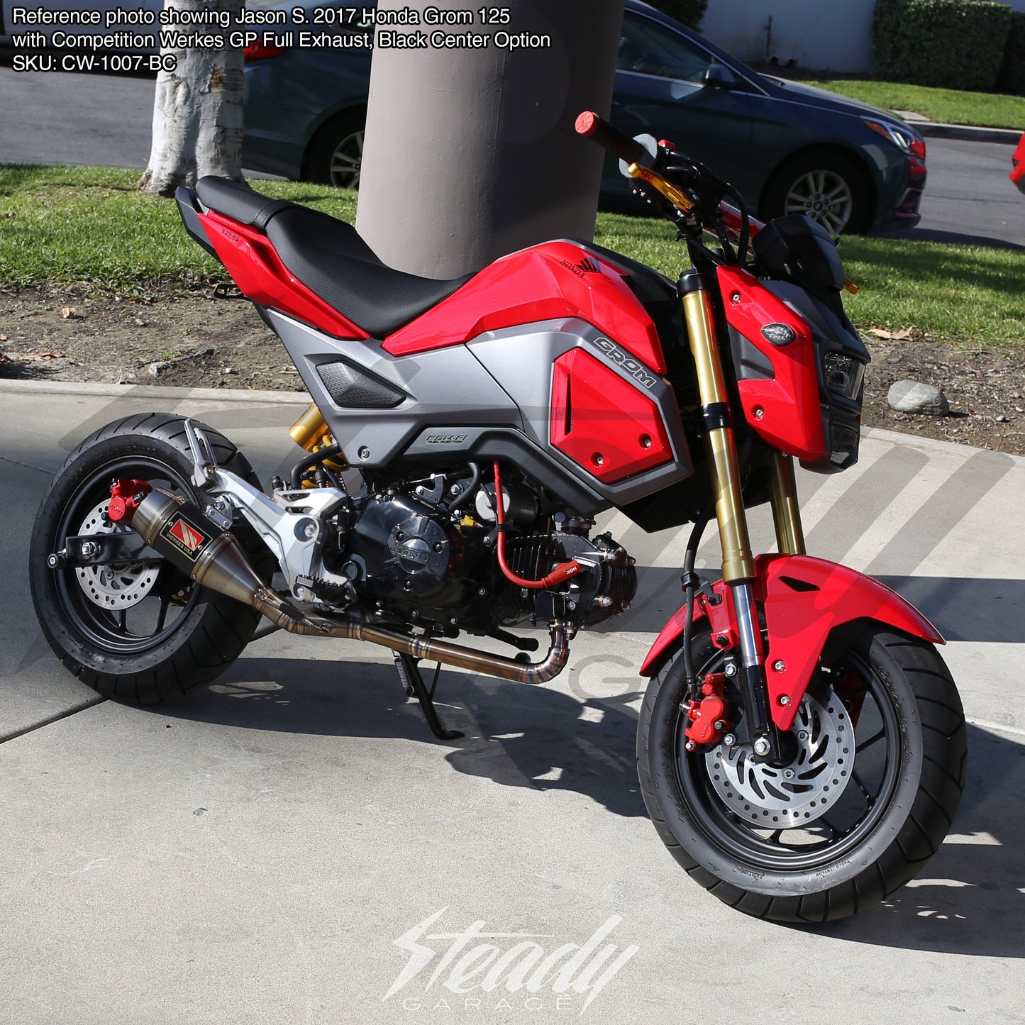 Competition Werkes GP Full Exhaust 2017-2020 Honda Grom 125 SF