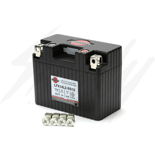 Shorai Lithium Battery LFX14L2-BS12 - Honda REBEL 300/500 Grom 125 Kawasaki Z125 210CCA