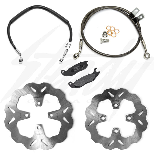 Galfer Racing Brake Upgrade Package Honda Grom (2014-2020) (NON ABS)