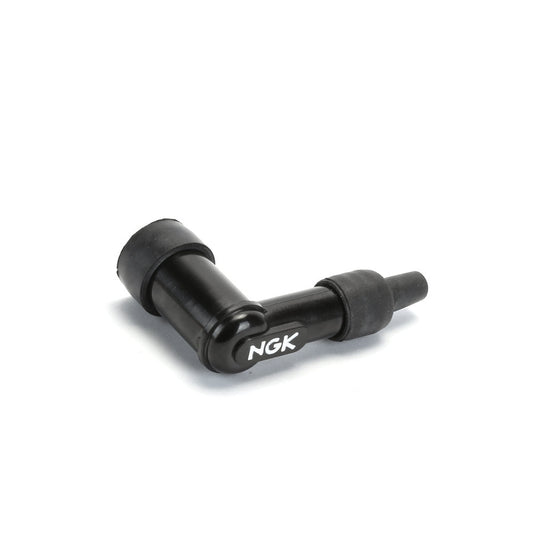 Black NGK Performance Spark Plug Cap 90 Degree