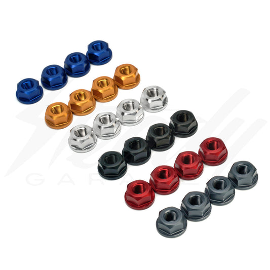 Chimera Engineering Sprocket Nuts 4 Pack M10x1.25 Kawasaki Z125 Pro (ALL YEARS)