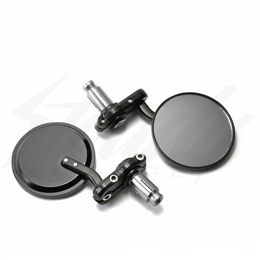 Universal Pair Bar End Mirrors 3"