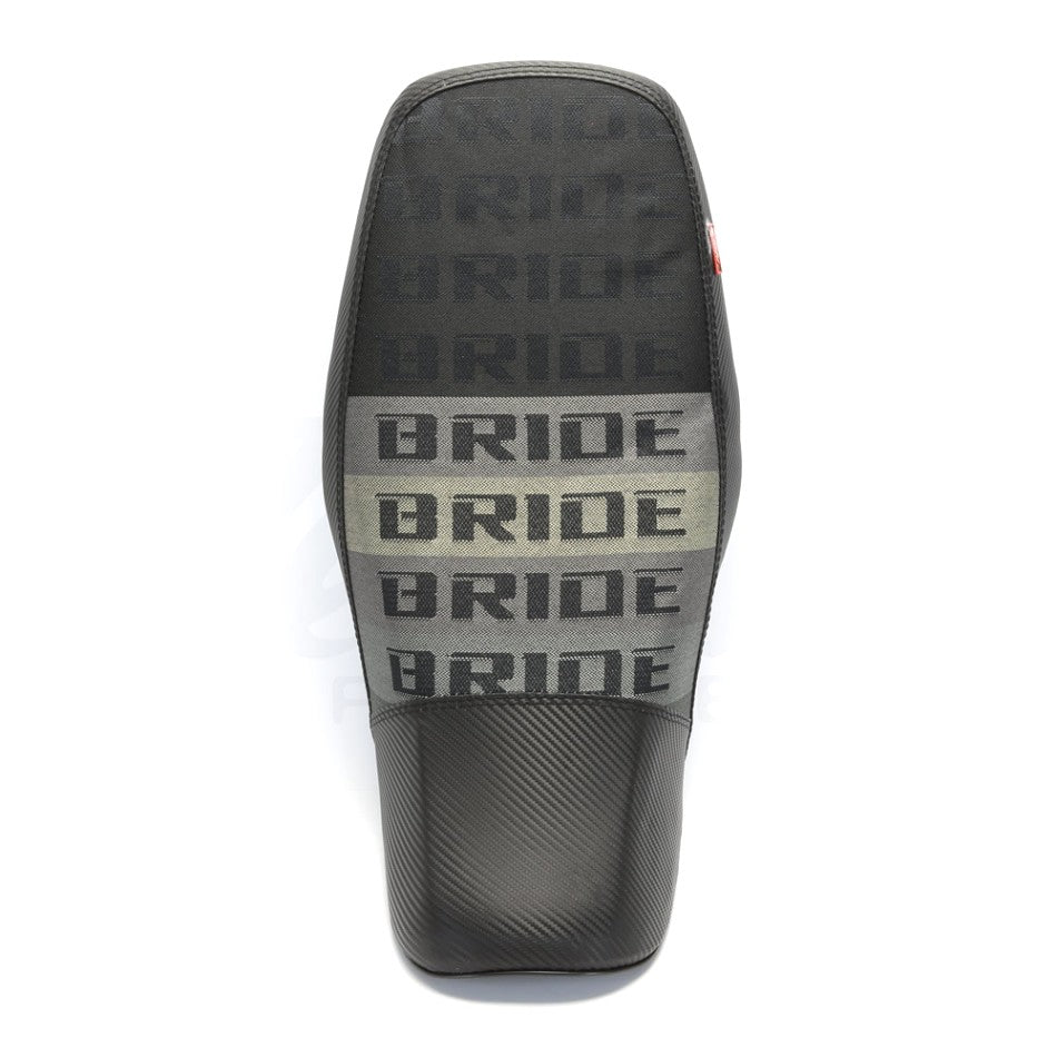 BRIDE GRADIENT CUSTOM FLAT HONDA GROM SEAT CARBON/BLACK STITCHING(2014-2016)